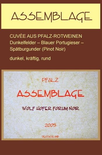 Assemblage - Wein mit Auszeichnung